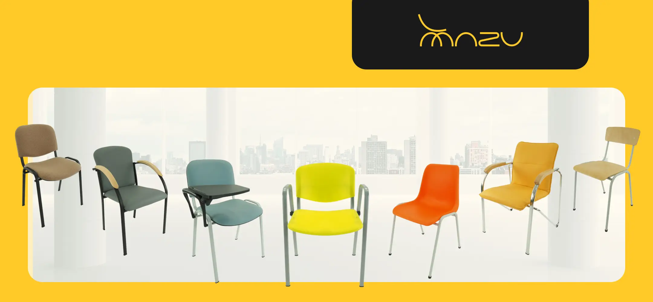 Krzesła biurowe do poczekalni mazu