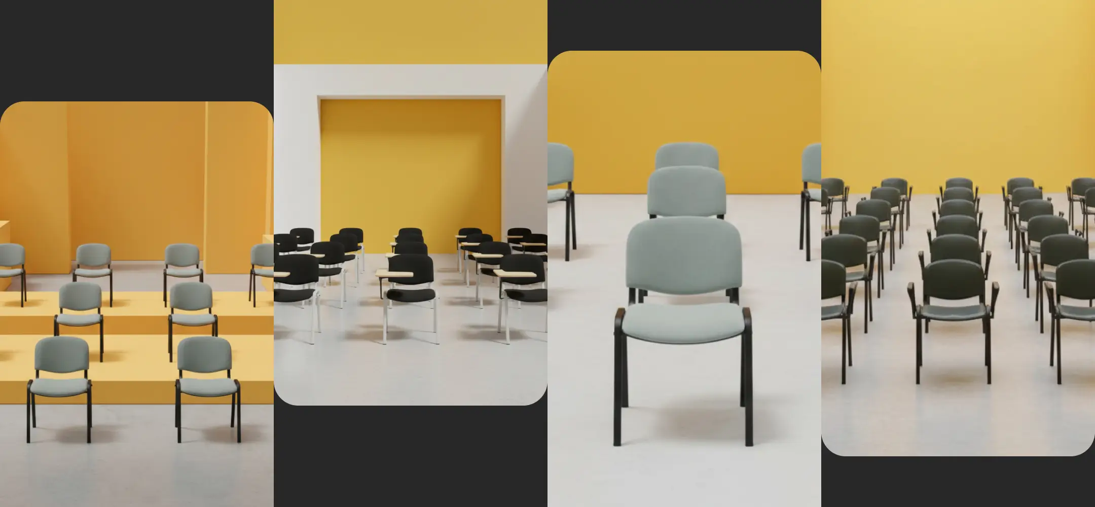 Krzesła stacjonarne hurtowo Mazu