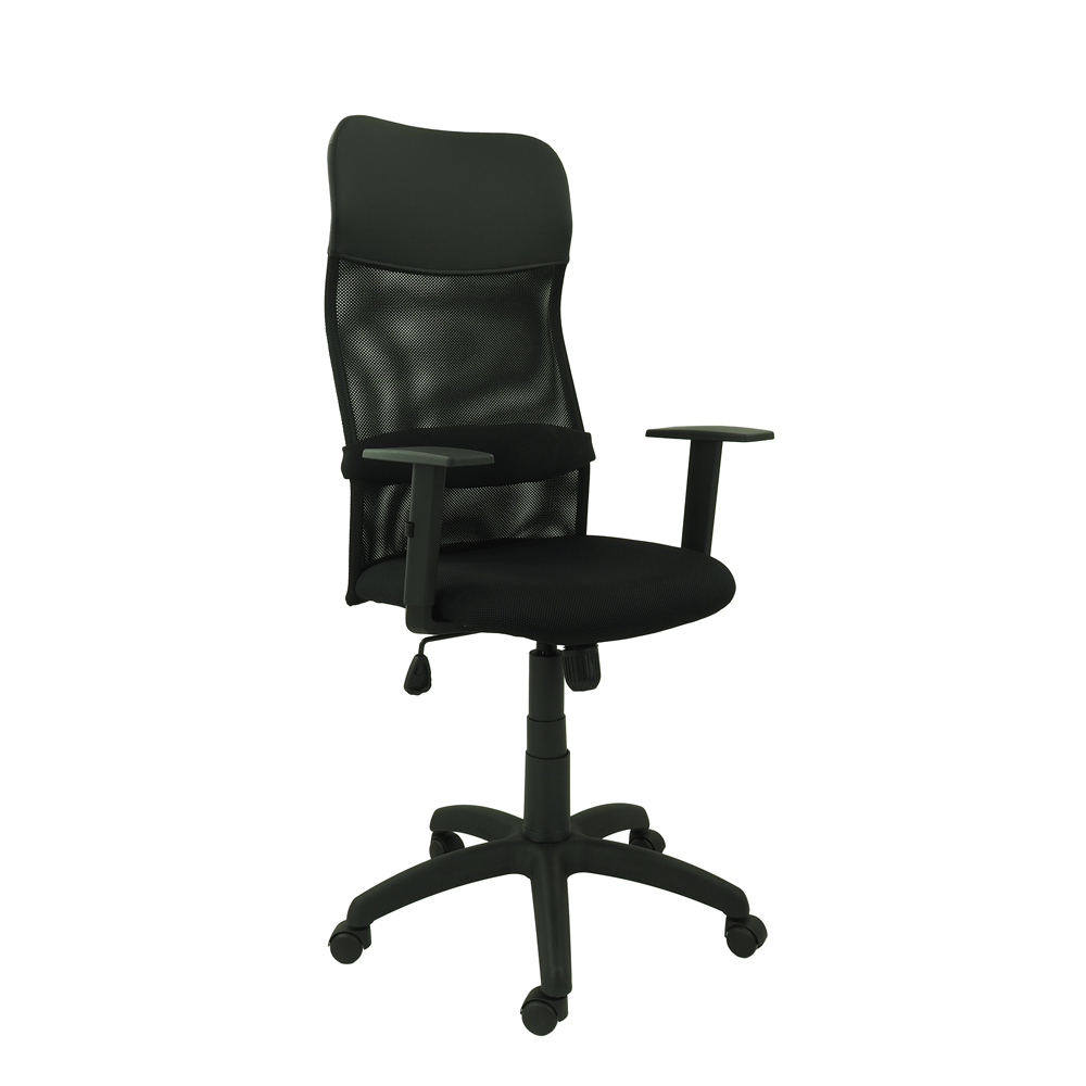 krzeslo fotel obrotowe sinus siatka czarne podstawa czarna podlokietniki regulowane ledzwie