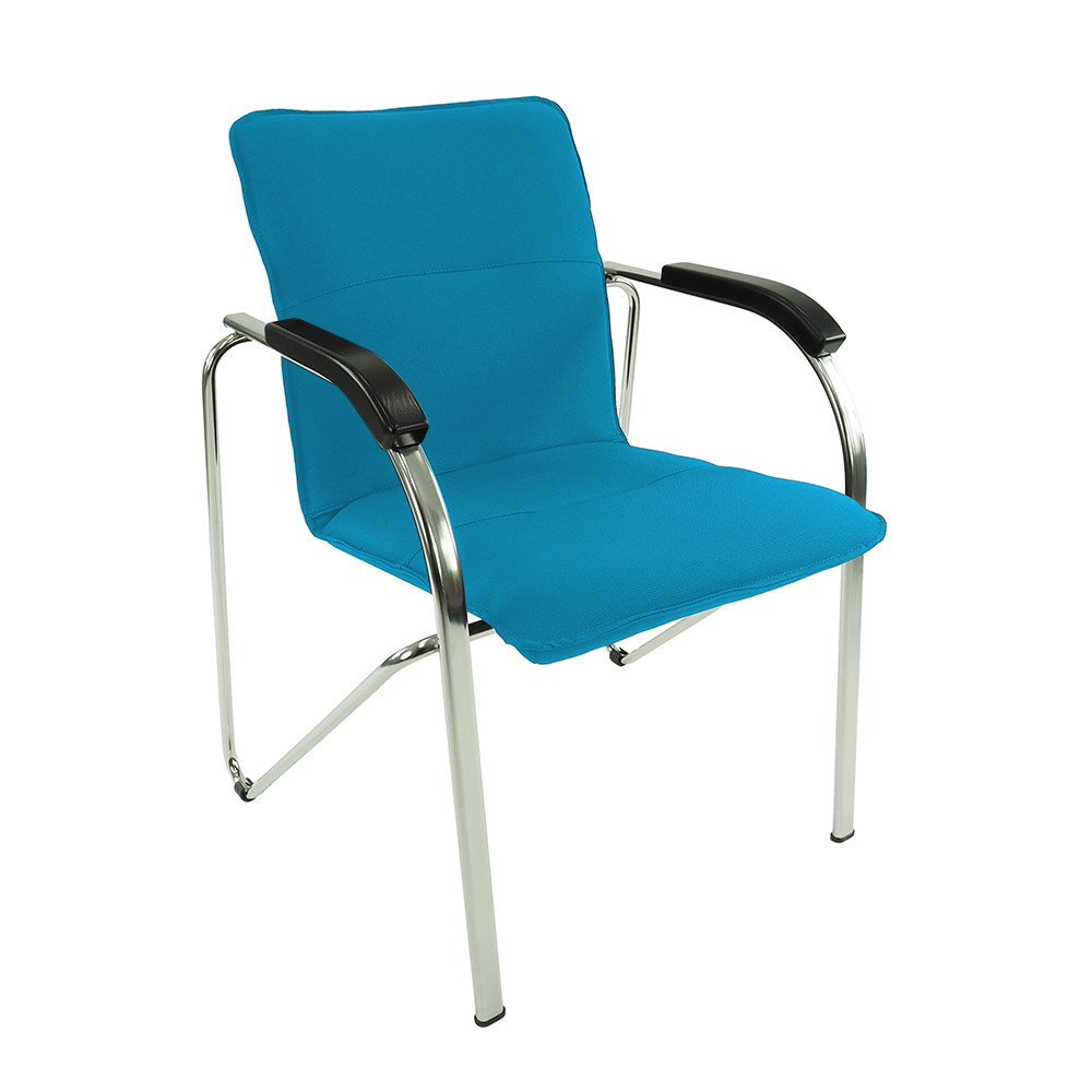 krzeslo samba notice 2915 stelaz chrom podlokietniki czarne