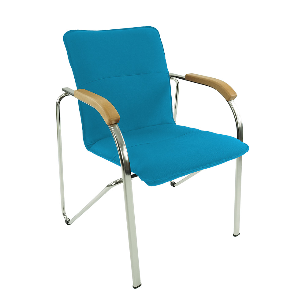 krzeslo samba notice 2915 stelaz chrom podlokietniki jasne